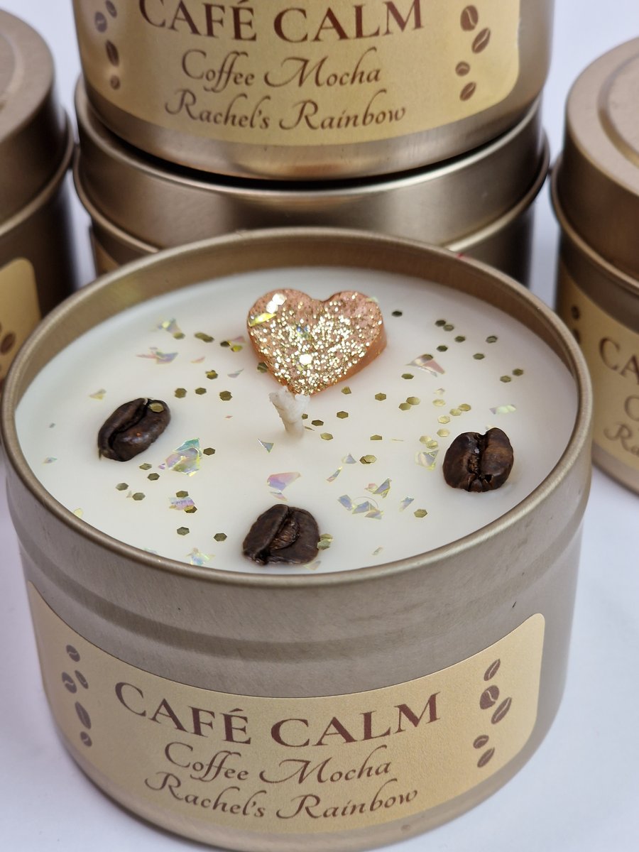 Cafe Calm - Coffee Mocha Scented Candle 