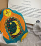 The Keeper Owl - One of a Kind Embroidered Textile Shrine - Image 9