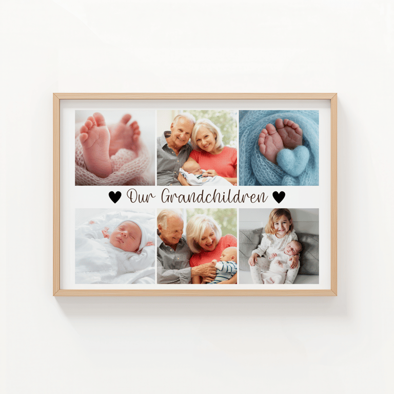 Personalised Grandchildren Photo Print