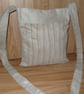 Cross body messenger bag Stone beige. Handmade, unique, one off - Image 5