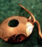 Japanese star pattern copper toggle clasp - Handmade - Image 2