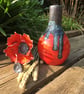 Retro lava Vase - Yellow - Image 5