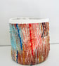 Vibrant textile storage or pot plant holder - Image 2