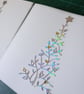 Pack of 6 Christmas tree cards - Image 2