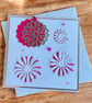 6 Handmade Greeting Card Set – Assorted Decoupage & Mixed Media Destash Cards - Image 6