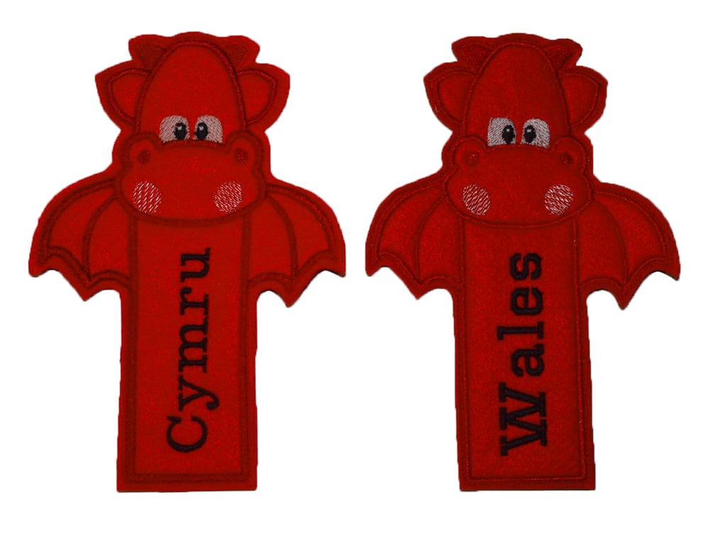 Red Dragon Welsh Bookmarks