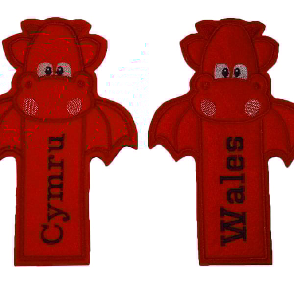 Red Dragon Welsh Bookmarks