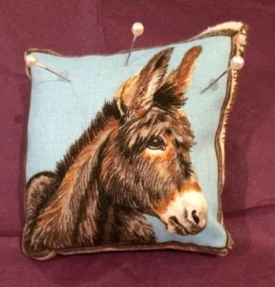Farmyard animal pin cushion