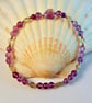 Amethyst And Moonstone Bracelet With Amethyst Heart - Handmade In Devon - Image 5