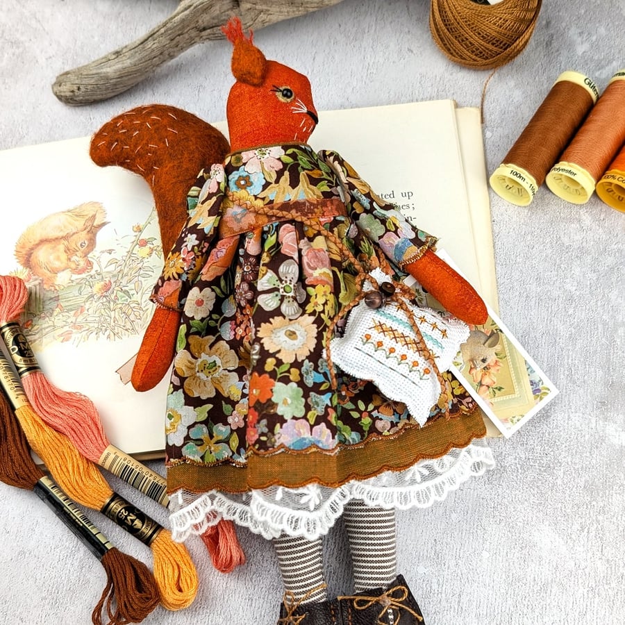 Nutmeg, A Tiny Red Squirrel