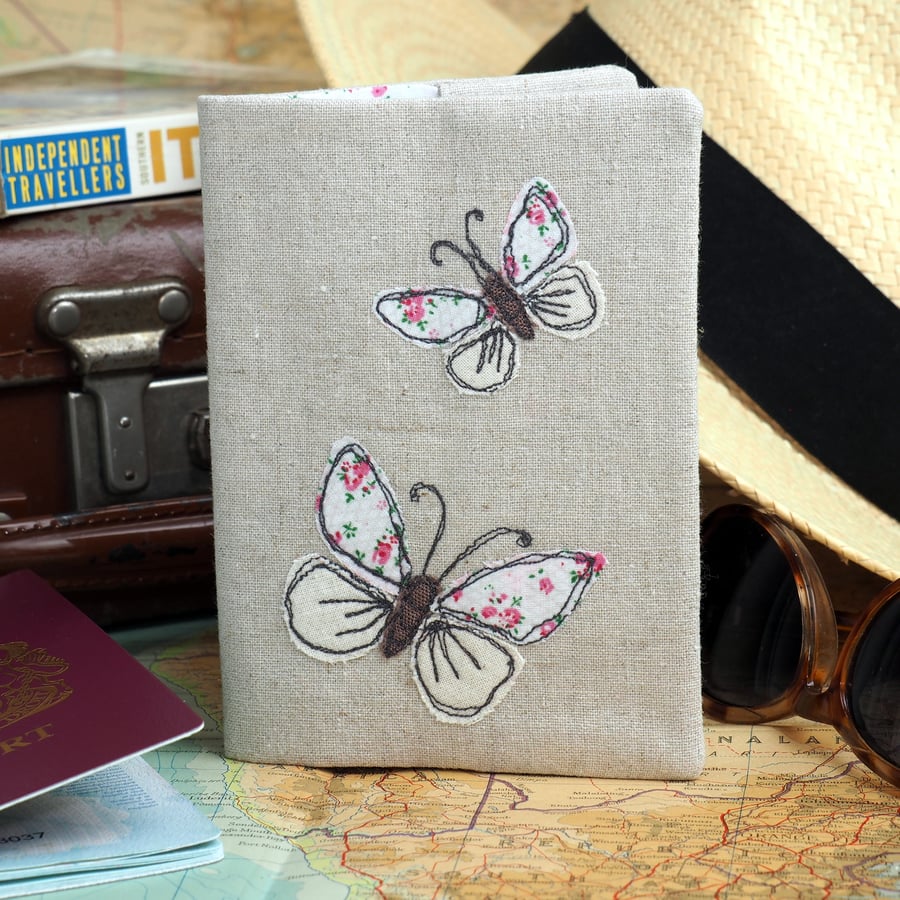 Passport Cover Wallet Butterfly Nature Wildlife Travel 