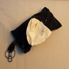 Paper hanky and pouch dispenser