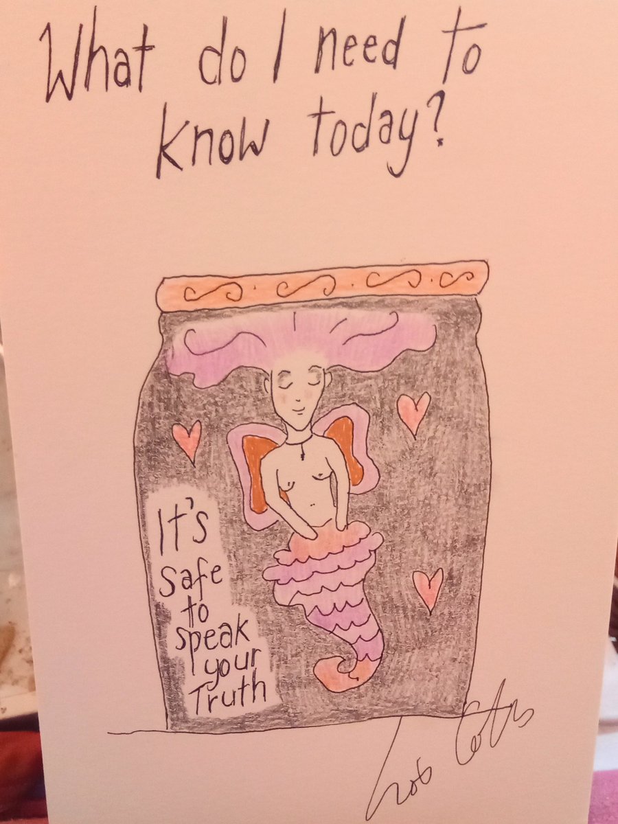 Small Prophets inspired original drawing "It's safe to speak your truth"