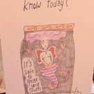 Small Prophets inspired original drawing "It's safe to speak your truth"