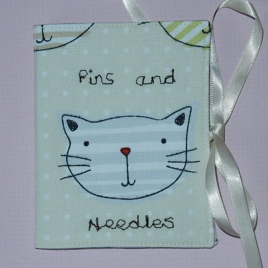 Needle case - cat face