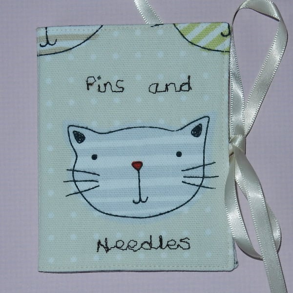 Needle case - cat face