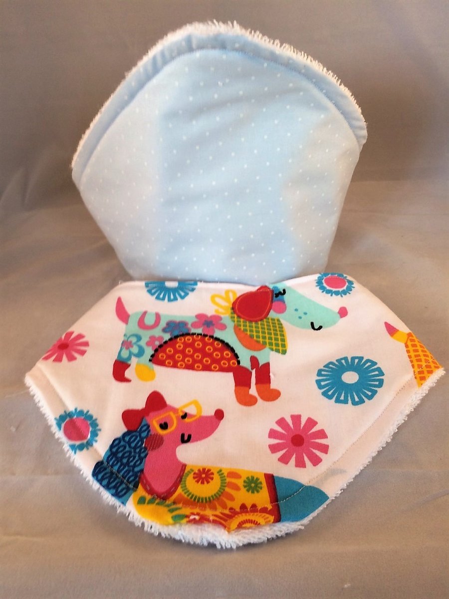 Bandana Dribble Bibs (pack of 2)