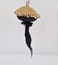 Textile Art Mushroom hanging sculpture  - Image 4