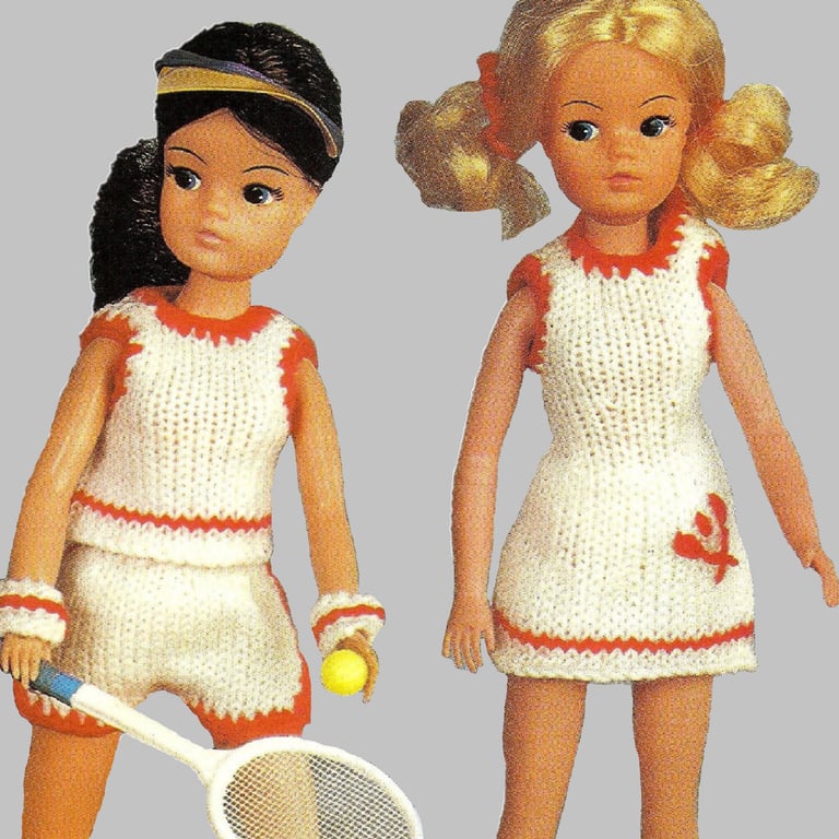 VINTAGE KNITTING PATTERN PDF Tennis Outfits