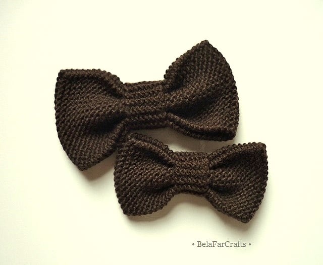 Father & son gift set - Chocolate brown bow - Kids' photo shoot