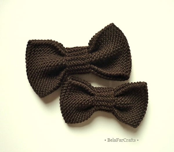 Father & son gift set - Chocolate brown bow - Kids' photo shoot