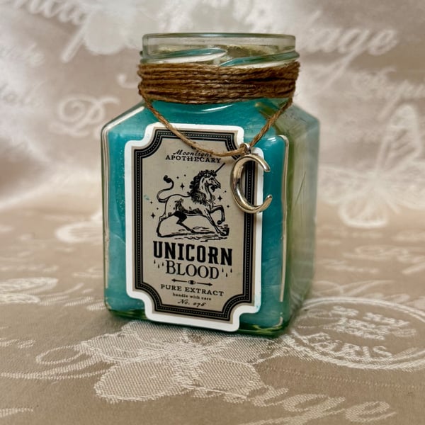 Unicorn Blood Fantasy Candle – Magical Gothic Decor Gift
