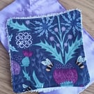 Eco Friendly Face, Make Up Wipes Reusable. Thistles And Bees. Free Delivery
