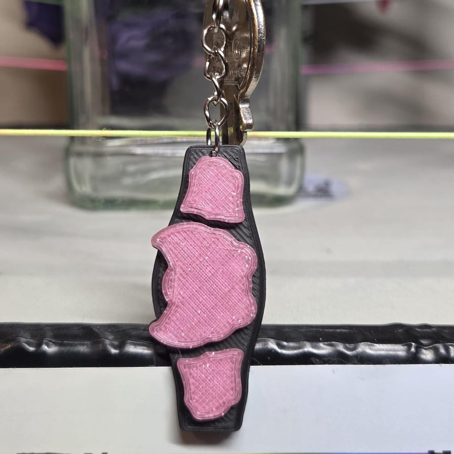Handmade Divas Title Keyring : WWE Jewellery