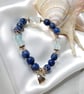 Blue Spot Jasper & Opalite Bracelet