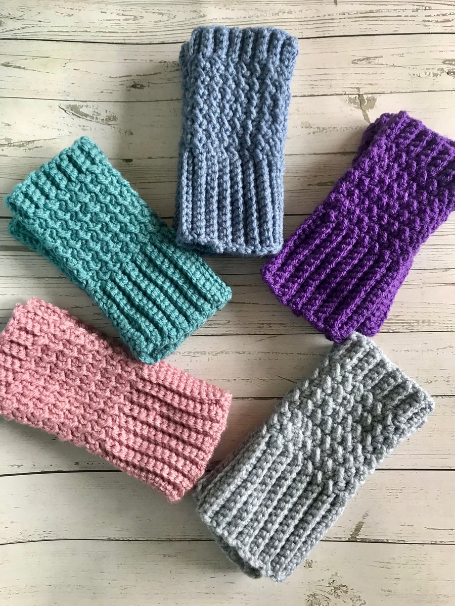 Handmade Crochet Fingerless Handwarmers