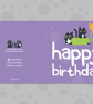 Funny Cat Birthday Card, Black Cat and Tuxedo Cat with Balloon, Cat Lover card - Image 4