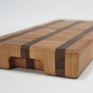 Handmade End Grain Chopping Board –Solid Walnut & Beech, Extra Thick and Durable
