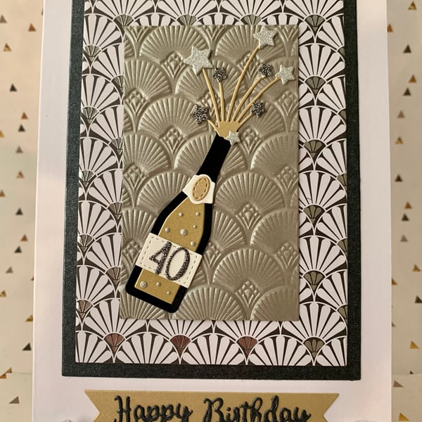 Handmade 40th Birthday Card