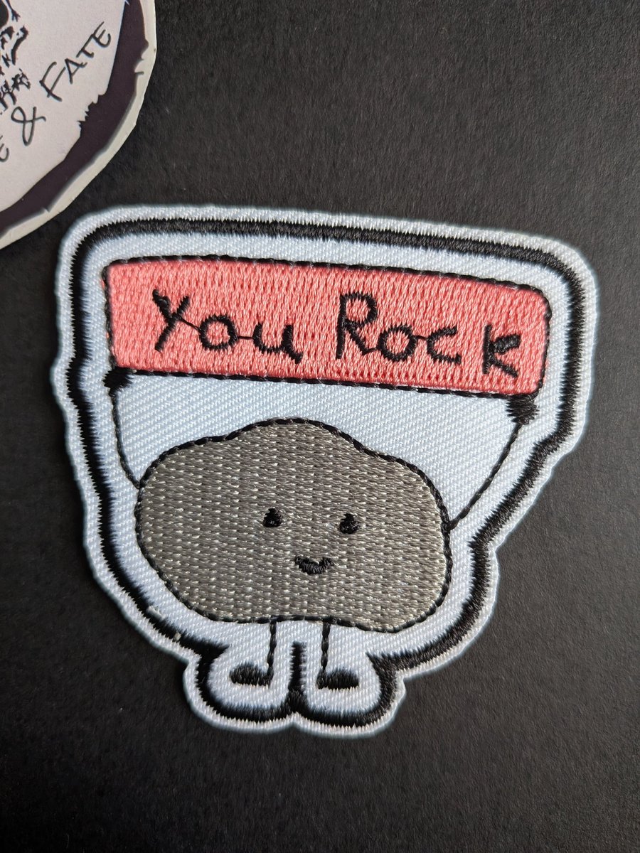You Rock - Embroidered Iron on Patch