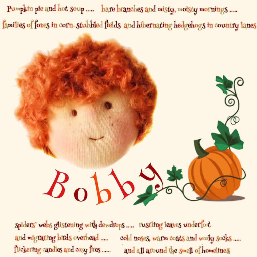 Bobby Baxter - a handcrafted Mulberry Green doll 