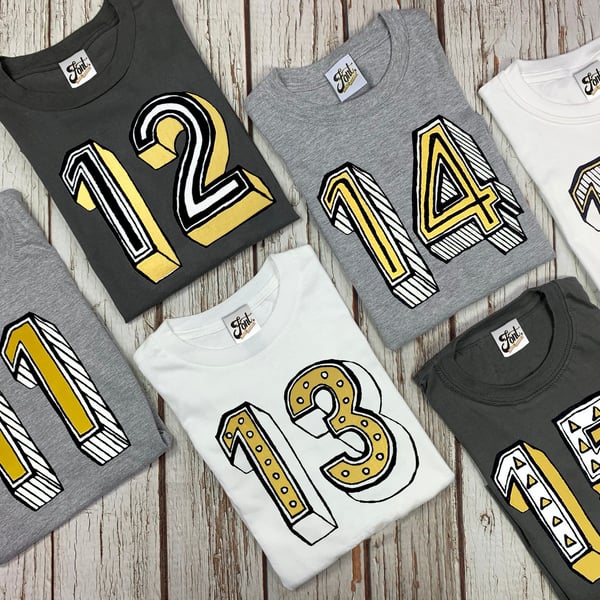 Teenage birthday shirt, Birthday outfit, 11, 12, 13, 14, 15 and 16 year old girl