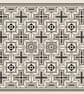 259 - Roman Mosaic Cross Stitch Pattern: Blackwork Geometric Design (PDF Chart) - Image 3