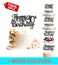 30th Cake Topper, Birthday Cake Topper, Custom Name Age Topper, Party Supplies