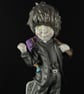 'Take Me' Upcycled Figurine Hand Painted OOAK