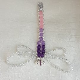 Beautiful Dragonfly pendant on chain.