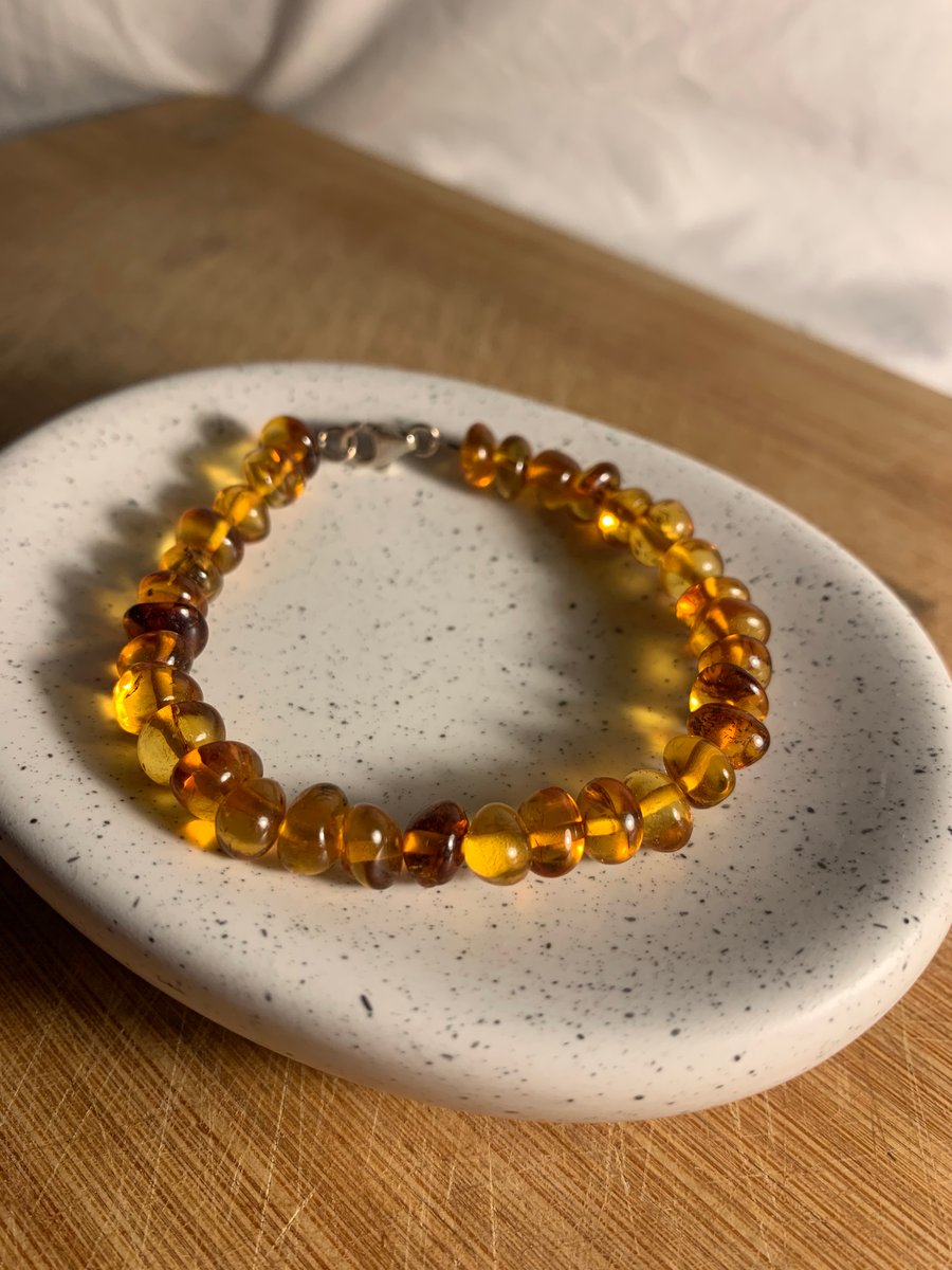Baltic Amber bracelet Folksy