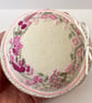 Pincushion, hand embroidered cupcake style pin cushion in pinks by Bearlescent  - Image 4