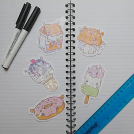 Hippo Sweet Treats Sticker Set 