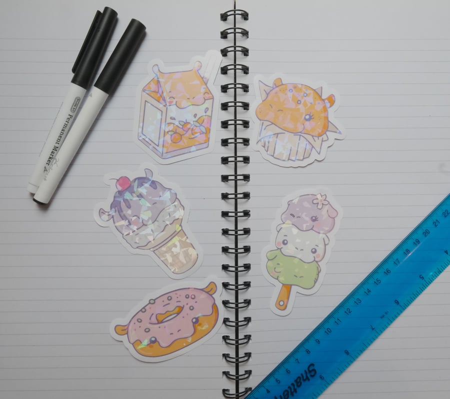 Hippo Sweet Treats Sticker Set 