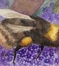 Seconds Sunday - ACEO bee painting - Image 2