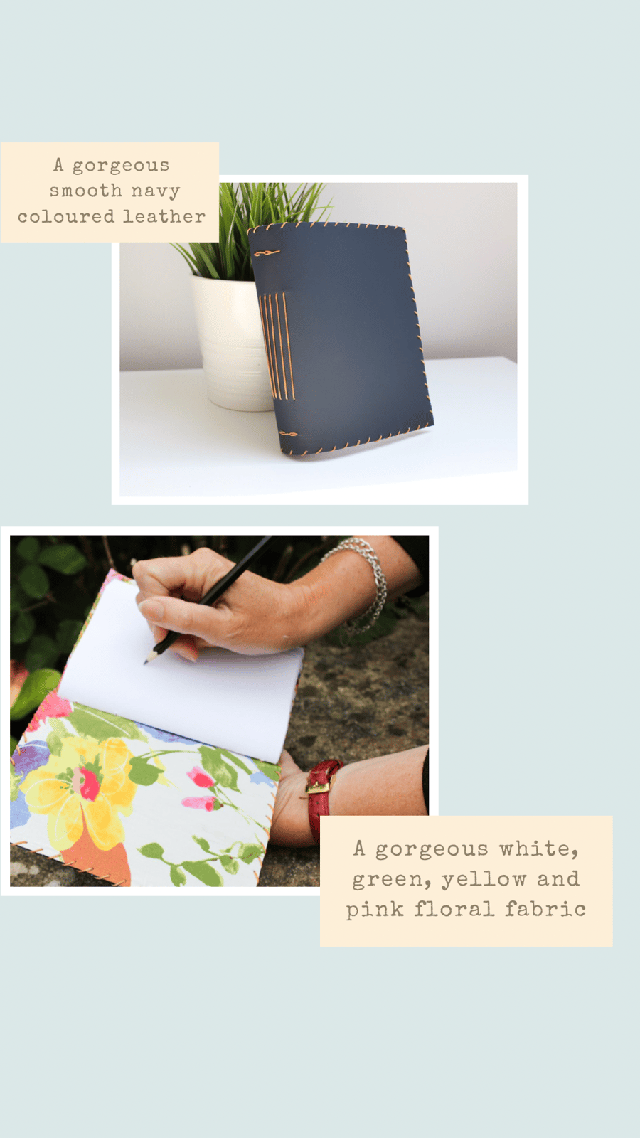 Leather notebook 