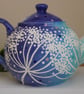 Cow parsley ceramic teapot - Image 2