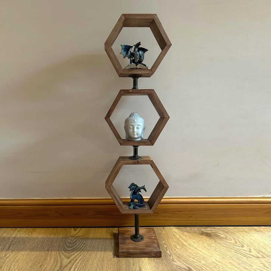 Hexagonal Display Unit
