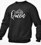 Queen Jumper Sweatshirt Girlfriend Wife Pullover Valentines Anniversary Partner  - Image 2