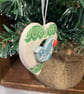 Small JOY heart decoration green - Image 3